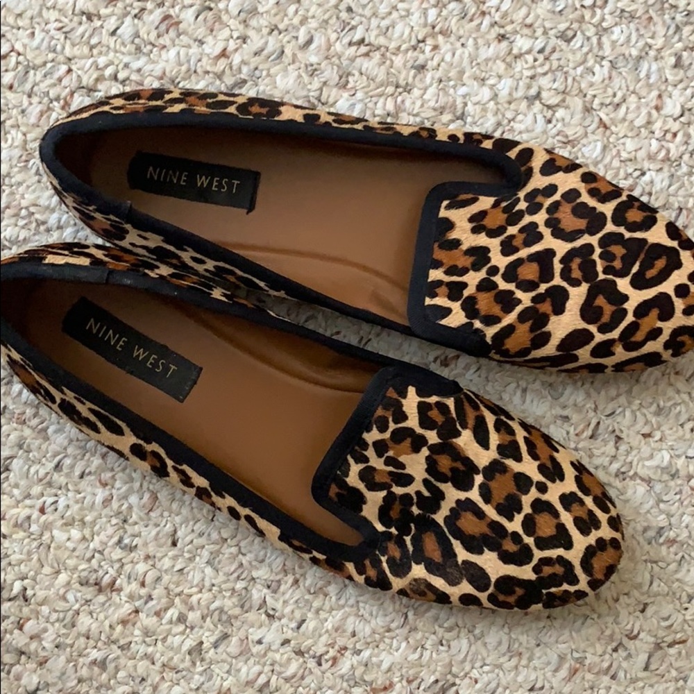 Nine West Flats Loafer Mules Slip On Sz 8.5/8